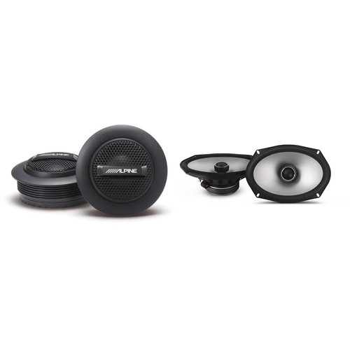 Alpine Speaker Bundle S2 6x9 Coaxial & S-S10TW Tweeter