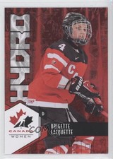 2015 Upper Deck Team Canada Juniors Hydro Red Brigette Lacquette #H-48 0c3