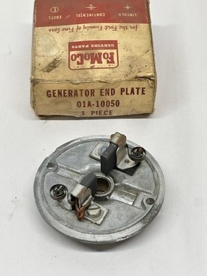 NOS  01A 10050 Generator Rear End Plate Fits 1940 1953 Ford & Mercury 6 & 8cyl