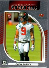 2025 Donruss Optic Football Hidden Potential Insert Emeka Egbuka #15 Bucs