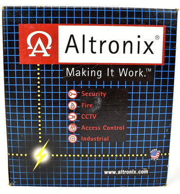 Altronix AL201UL Burglar Alarm / Access Control Power Supply Charger 12VDC