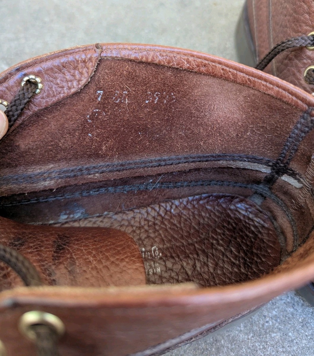 Russell Moccasin Sporting Clays Chukka Boots Men's 7 EE Brown
