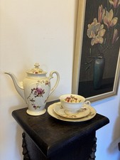 Teeservice Hutschenreuther Hohenberg Porzellan, Serie: "Madeleine“ Vintage 40er