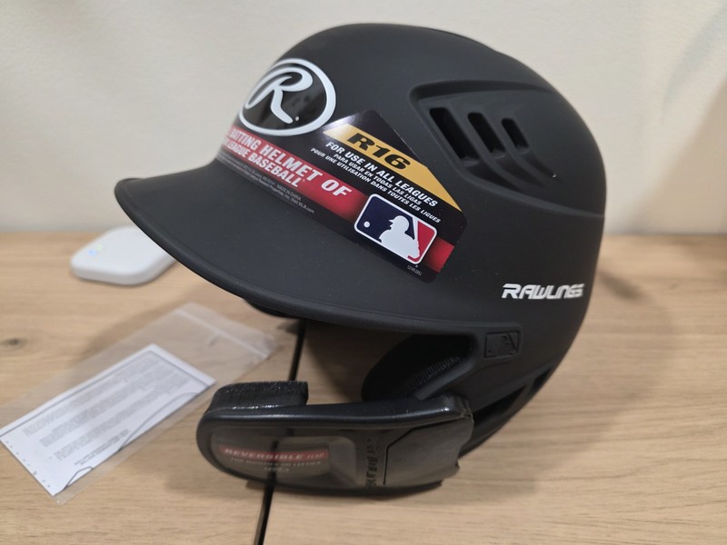 Rawlings MACH Baseball Batting Helmet w/Adjustable Face Guard - Brand New