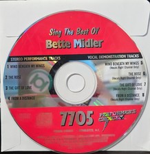 PC7705 BETTE MIDLER   SOUND CHOICE KARAOKE CDG LOT PA