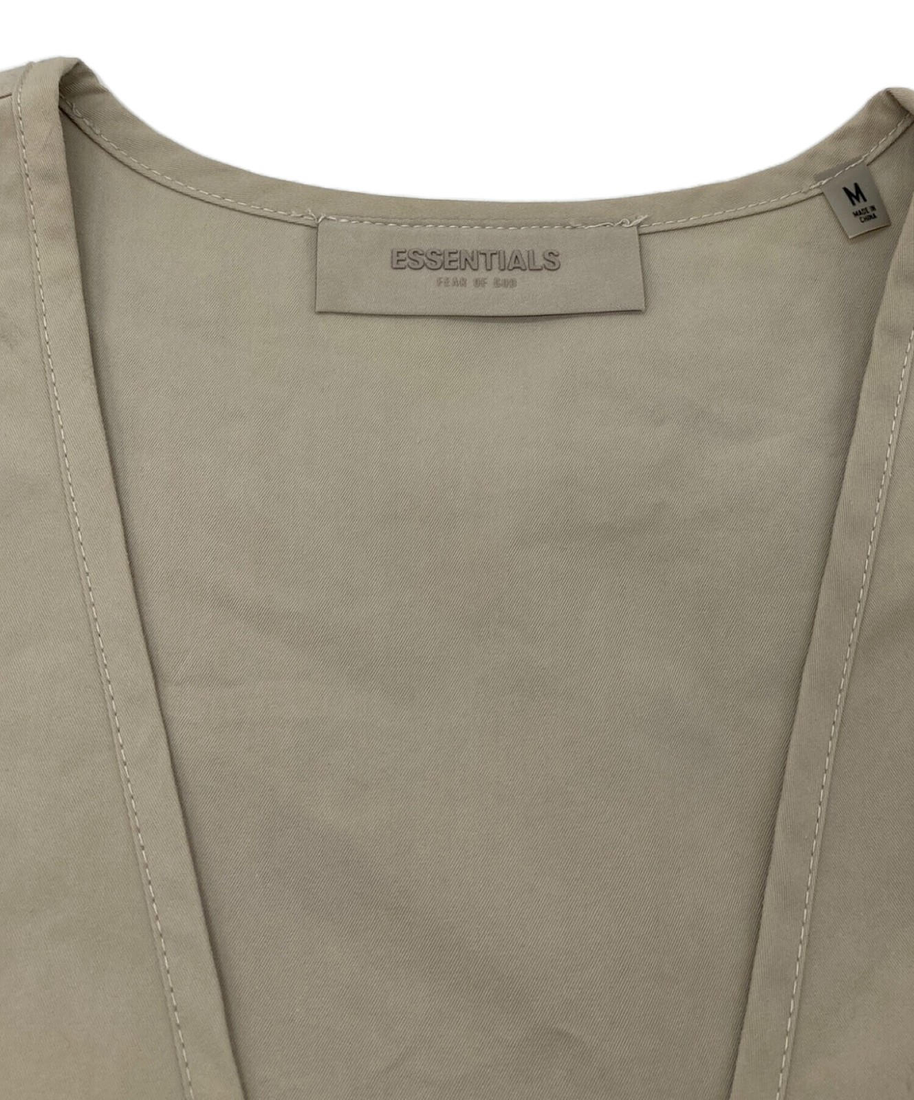 FOG ESSENTIALS Essentials Work Vest Size: M Beige… - image 5