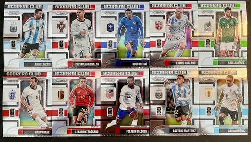 Messi, Ronaldo, Haaland Lot (10) 2026 Panini Prizm Fifa World Cup Scorers Club