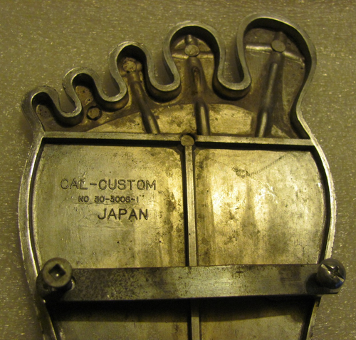 1970s CAL CUSTOM BIG FOOT GAS PEDAL CHROME METAL GENUINE FACTORY ORIGINAL OEM - Foto 6 di 11
