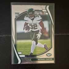 Panini 2021 Absolute Michael Carter #129 Rookie New York Jets Football