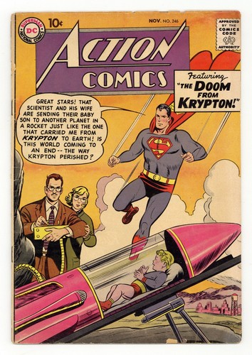 Action Comics #246 GD+ 2.5 1958