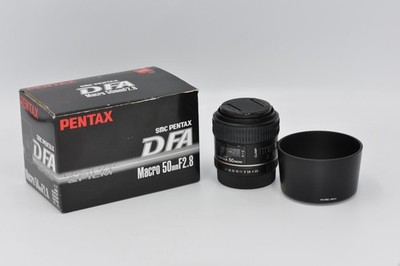 SMC PENTAX D FA 50mm F2.8 Macro Lens w/1:1 Macro Capabilities +
