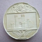Bronze medal 1860 on the inauguration of the railway bridge in Dirschau Prussia