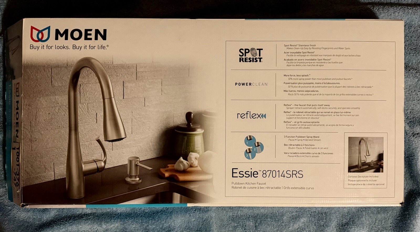 Moen Essie 87014SRS Stainless Steel Spot Resist Pull-Down Ki