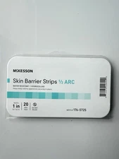 Safe n Simple skin barrier strips  1/2 ARC  SNS21120,  20 Arcs