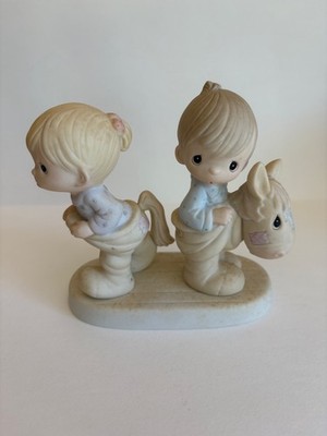 Precious Moments - E-9263 ''How Can Two Walk Together Except They Agree'' w Box