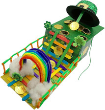 Leprechaun Trap Kit for Kids - 2 Sets DIY St Patrick'S Day Leprechaun Trap Suppl