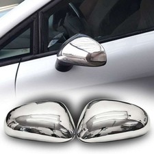 Edelstahl Spiegelkappen Set für Seat Leon 2 Typ 1P 09/2005-03/2009 bis Facelift