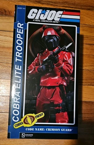 SIDESHOW COLLECTIBLES GI JOE CRIMSON GUARD COBRA ELITE TROOPER 1:6 SCALE Figure