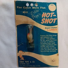 Vintage  Eddie Pope Hot Shot #3  Pre Luhr Jensen ( SIL Scr)