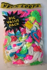 Neon Loops Loom Value Pack 4oz. Wool Novelty Corp. NEW VTG