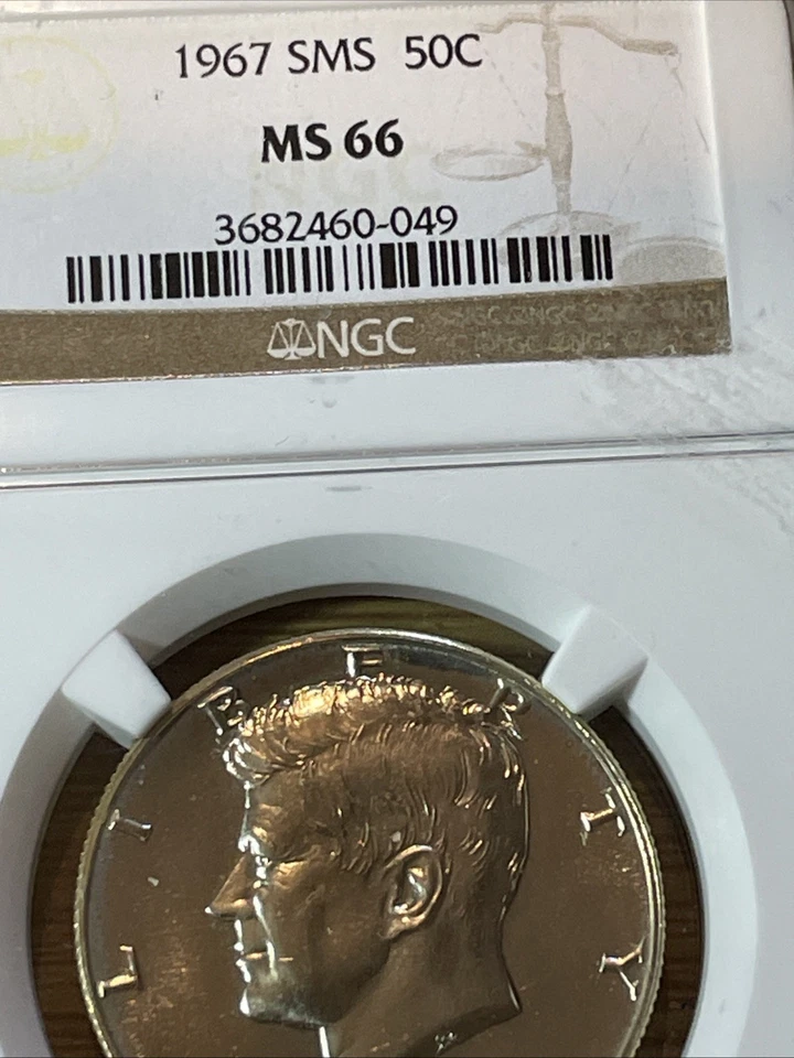 1967 Kennedy Half Dollar NGC MS66 - Image 2 of 4