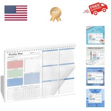 Weekly To Do List Notepad - Daily To Do List Undated 52 - Week Sheets, 8.5x11...