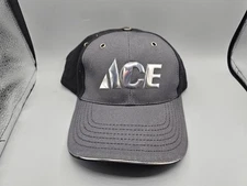 Ace Hardware Reflective Logo Print Hat Baseball Cap Black & Gray Unisex Sample