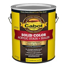 Cabot Solid Color Acrylic Stain + Sealer 140.0001837.007 Cabot 140.0001837.007