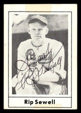 Rip Sewell Baseball Signed 1978 Grand Slam #91 JSA Pre-Cert *BC392