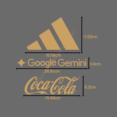 Argentina 2025 Soccer Sponsor Patch Set Heat Transfer Gemini Coca Style Kit