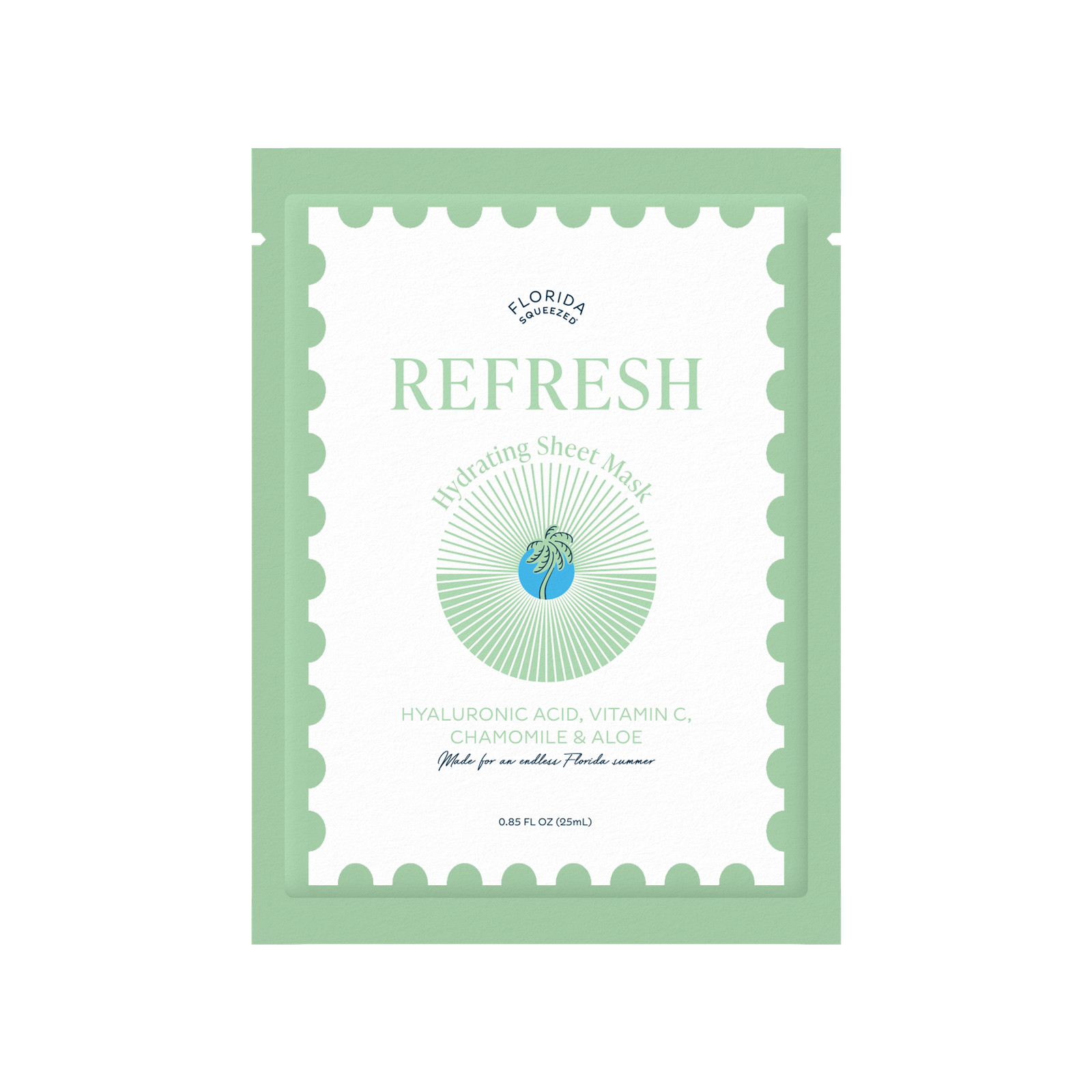 Увлажняющая листовая маска Florida Squeezed Refresh 0,85 жидких унций