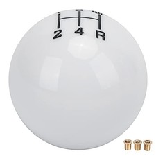 Round Ball Gear Shift Knob, M12x1.25 5 Speed Gear Shift Knob Head with 3