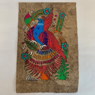 Amate Rinde Gemälde aus Mexiko - handgemalt - #34