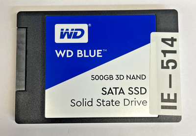 Western Digital 2,5'' Blue 3D NAND 500GB SSD WDS500G2B0A-00SM50 mit Win 11 Pro