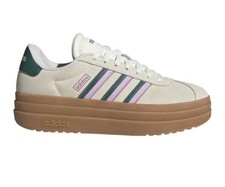 Adidas VL Court Bold Women's Shoes Sneakers Collegiate Green And Lilac Size 8