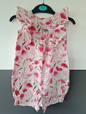Monsun Kombinezon All In One Romper Rozmiar 3-6 miesięcy Baby Girl Różowy Kwiatowy Lato