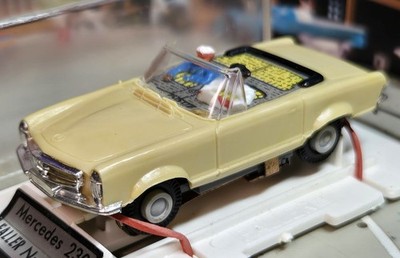 Faller AMS 4852 ~ Mercedes 230 Convertible in Original Box, 1960s Toy #BNL1570