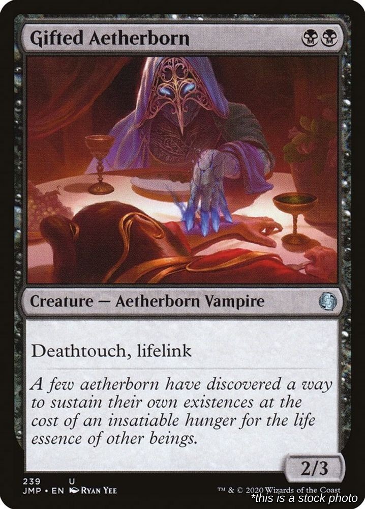 Gifted Aetherborn Uncommon 239 JMP Jumpstart Near Mint NM Magic