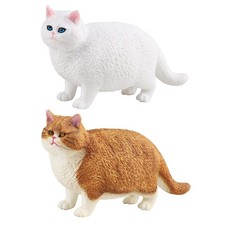 Lebensechte Katzenfigur, Modellspielzeug, Tierfigur für Partygeschenke,