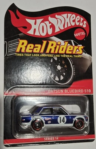 Hot Wheels Datsun Bluebird 510 RLC Real Riders Red Line Club Car