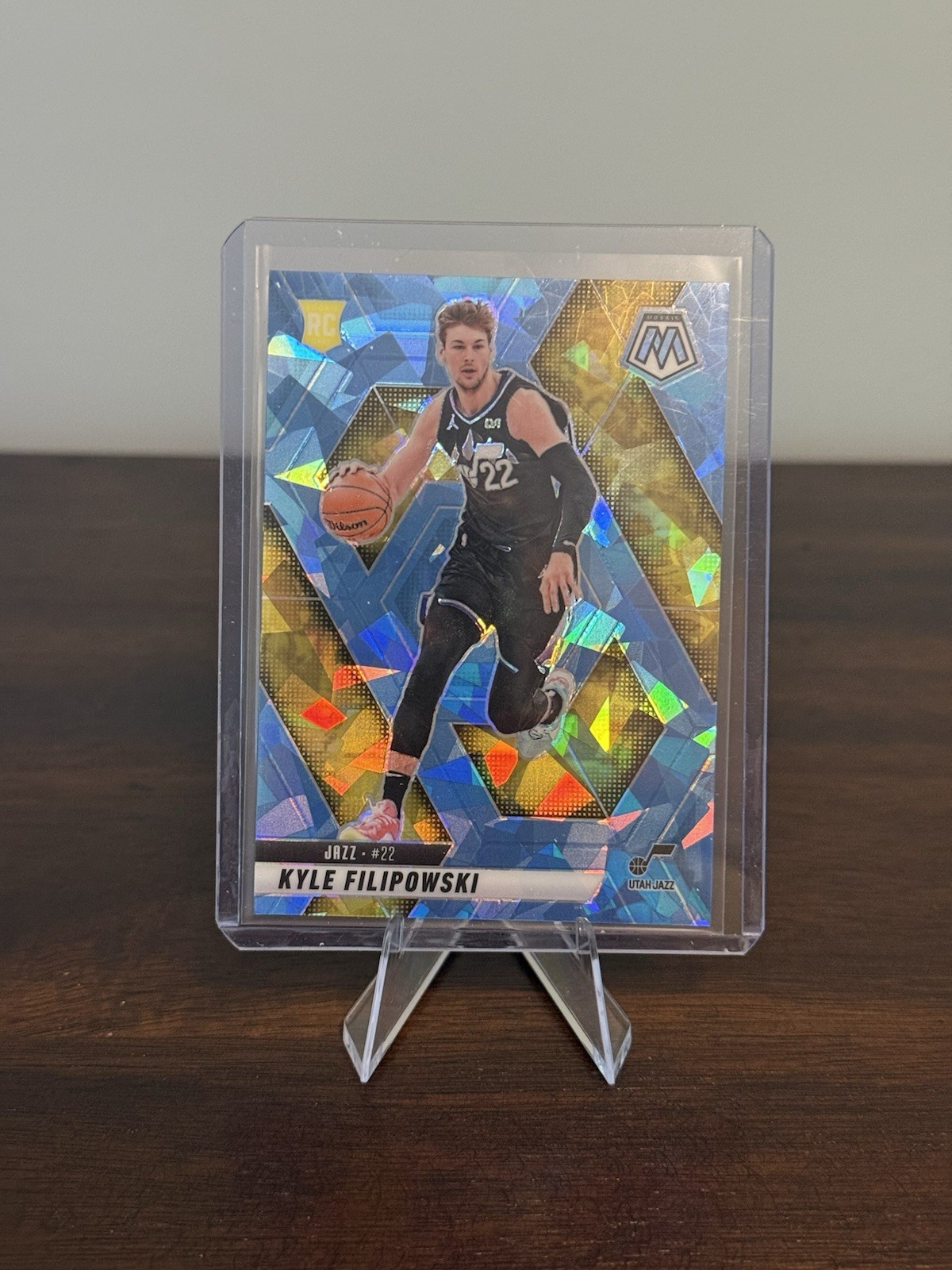2024-25 Panini Mosaic Kyle Filipowski Rookie Ice Mosaic Prizm #231 /125 Jazz