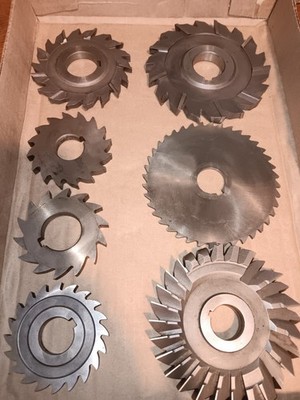 7  Used Side Milling Cutters ESTATE SALE 
