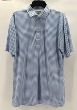Collars Co. Dress Collar Polo Check Performance Polo Sz. Large