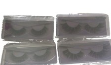 Set Of 4 Sassy Lashes By Luvme 4 U, Black, New High Quality