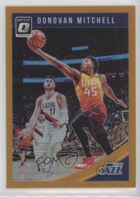 2018-19 Panini Donruss Optic Orange Prizm 24/199 Donovan Mitchell #63 0ja4