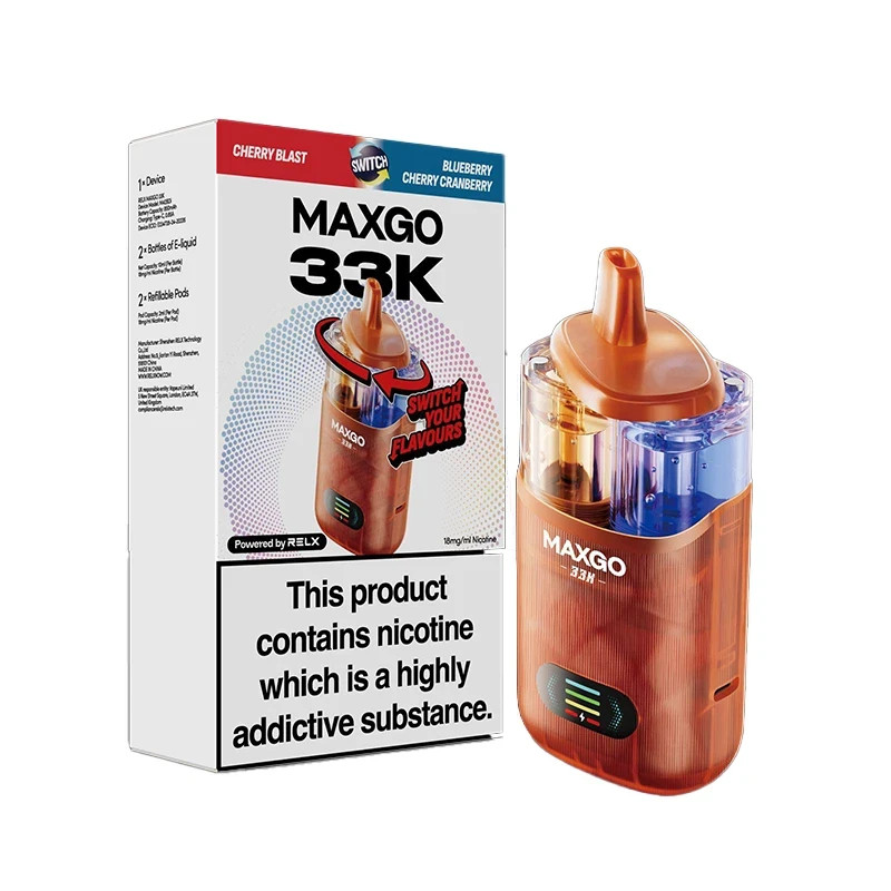 RELX MAXGO Combo 33K Dual Flavour Pod kit & REFILL PODS | Fast Dispatch