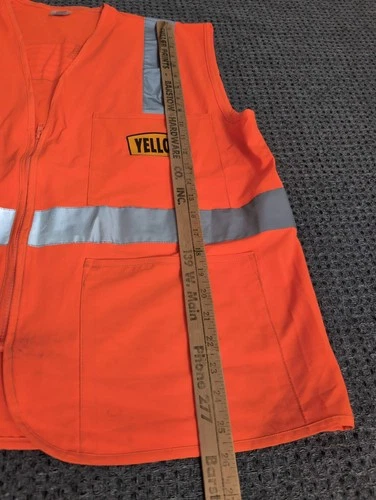 Yellow Freight Safety Vest Reflective Teamsters American Flag Large image 9