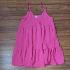 Hot Pink Babydoll Mini Dress Size XS