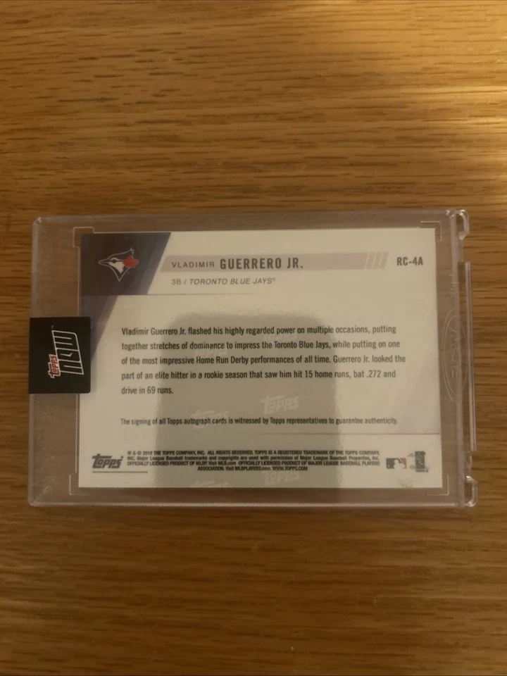 2019 Topps Now Vladimir Guerrero MLB All Star ROOKIE  Team Cup Auto /99 ***RC*** - Image 2 of 2