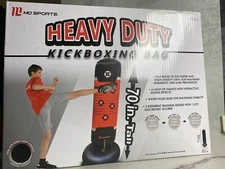MD Sports Heavy Duty Kickboxing Bag 6 Light Up Targets 3 Training Modes NIB